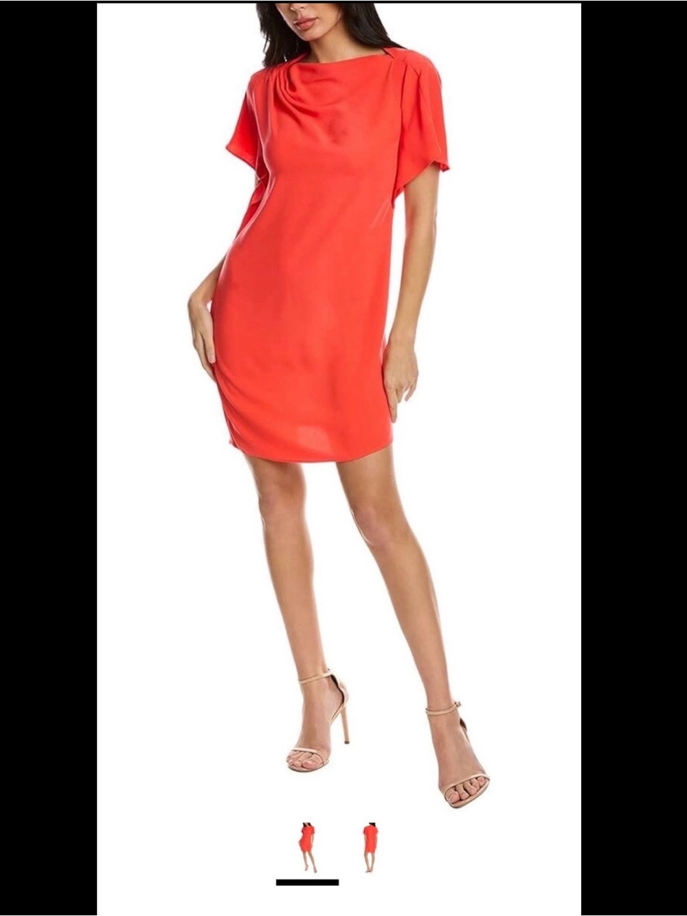 Trina Turk “Promising” Red Shift Dress